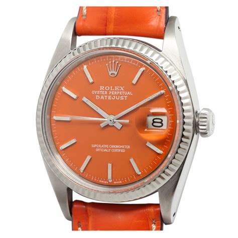 rolex datejust orange|all Rolex Datejust models.